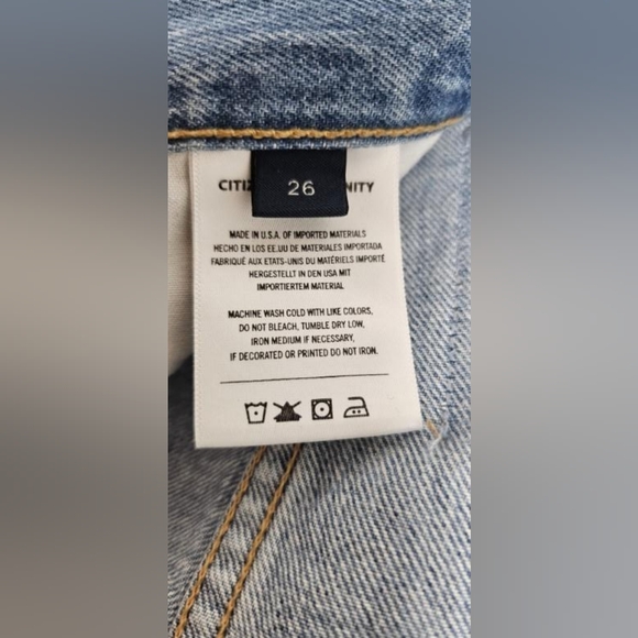 Citizens of Humanity ANNINA TROUSERS CoH Wide Leg Denim Tularosa 26 organic - Picture 7 of 8